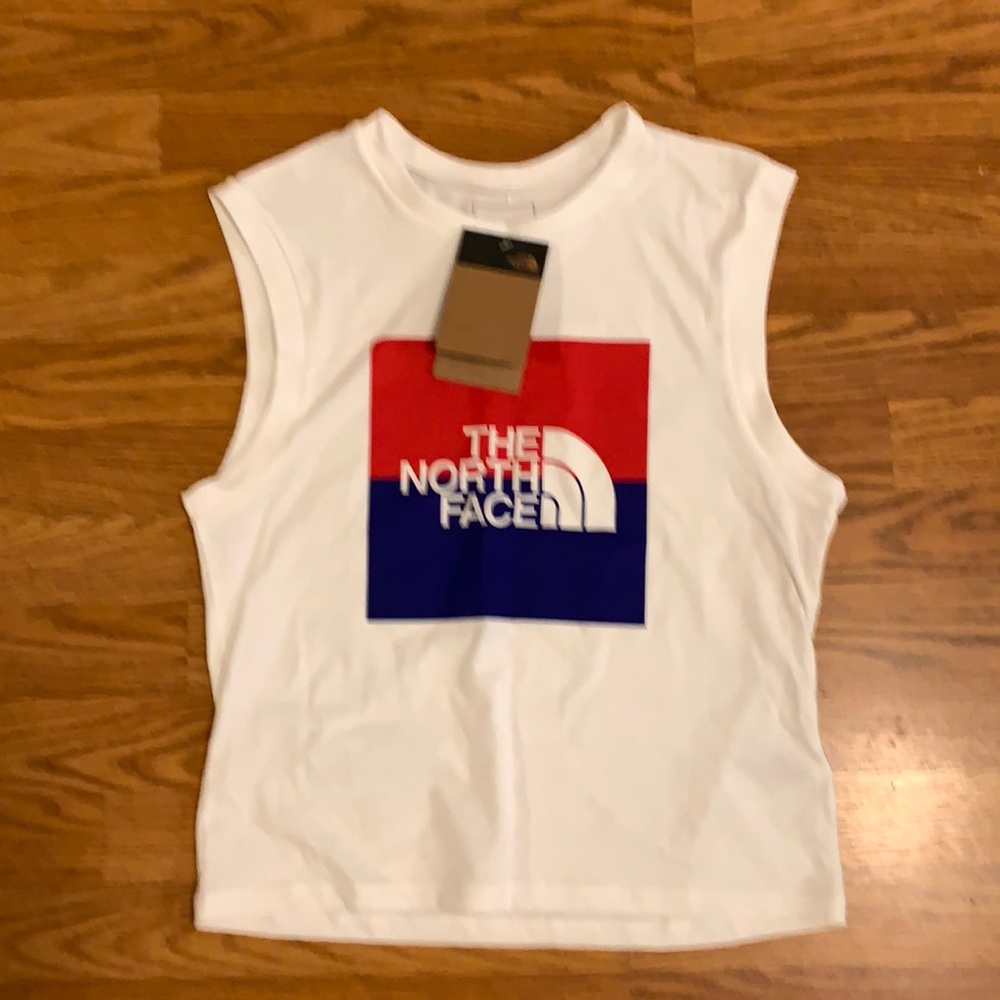 North Face flag tank top